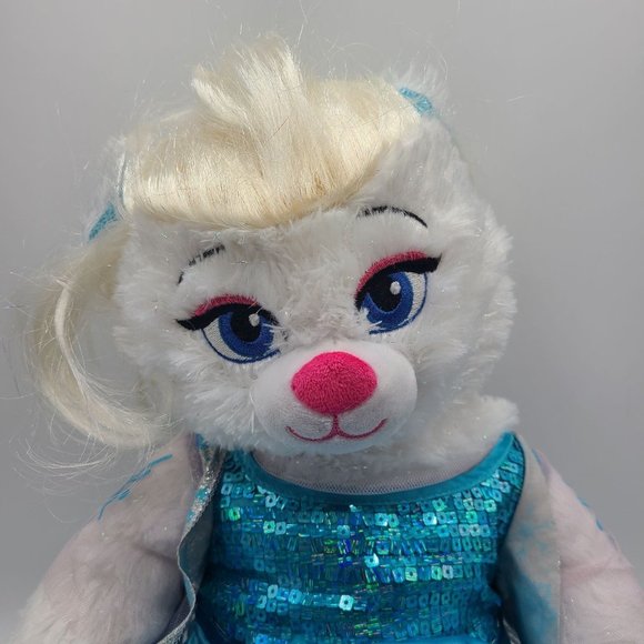 Build A Bear Frozen Elsa with Wig Dress and Black Boots Disney - Picture 2 of 7
